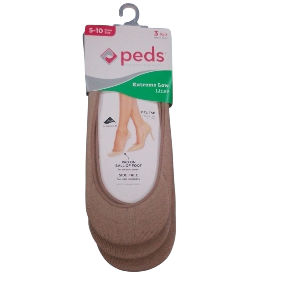 Peds extreme low socks Size 5-10‎